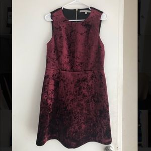 Gorgeous Burgundy Velvet Dress!